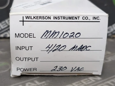 Wilkerson MM1020 Mighty Module Dual Alarm Relay Used