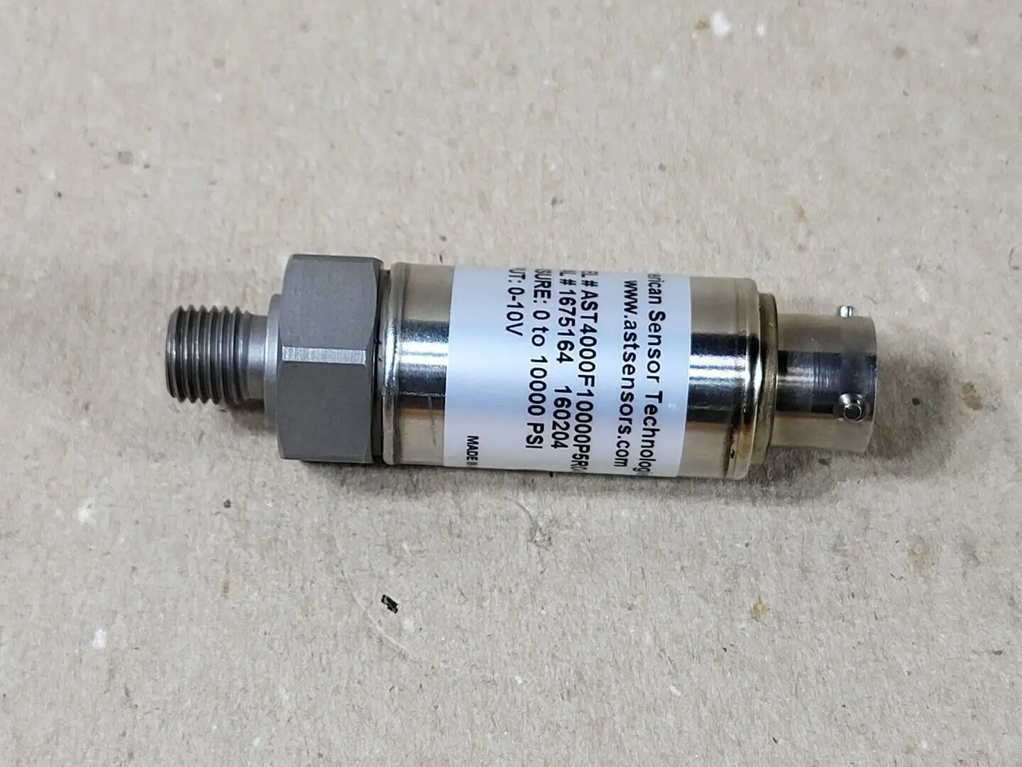 NEW AMERICAN SENSOR TECHNOLOGY AST4000F10000P5R0497