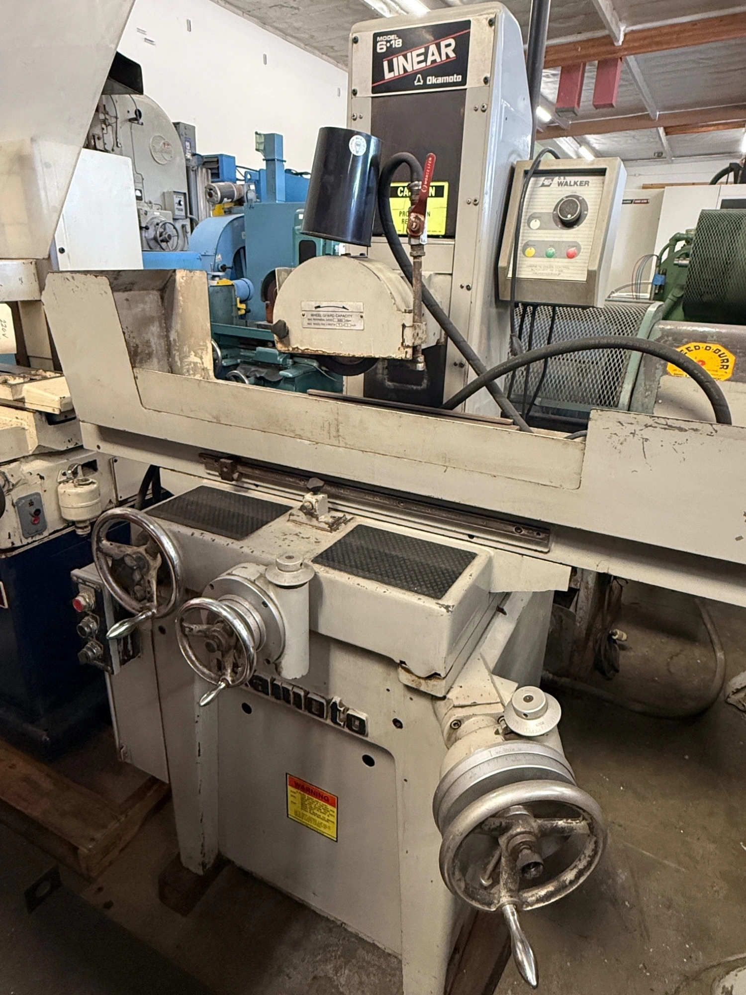Used OKAMOTO 618 LINEAR Reciprocating Surface Grinders California US | Wheeler Machinery Sales #64378