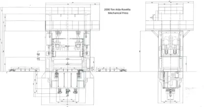 2001 Aida Rovetta S4-2000-4500-2400 Mechanical Straight Side Presses | International Machinery (3)