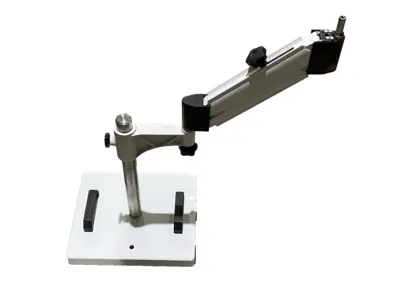 Meiji Techno Microscope Stand 11" x 14" Base 14" Vertical Pole Height 38mm Dia. - For parts or not working