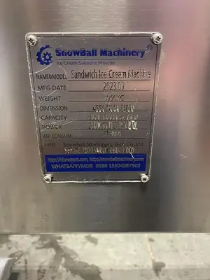 Used SNOWBALL MACHINERY _UNKNOWN_ Food Formers California US | Machinery & Equipment #806321