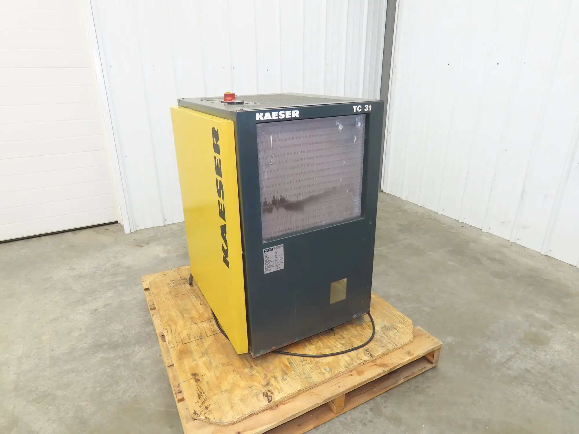 Kaeser TC-31 Refrigerated Compressed Air Dryer 115V 1PH Pneumatic Missing Cover