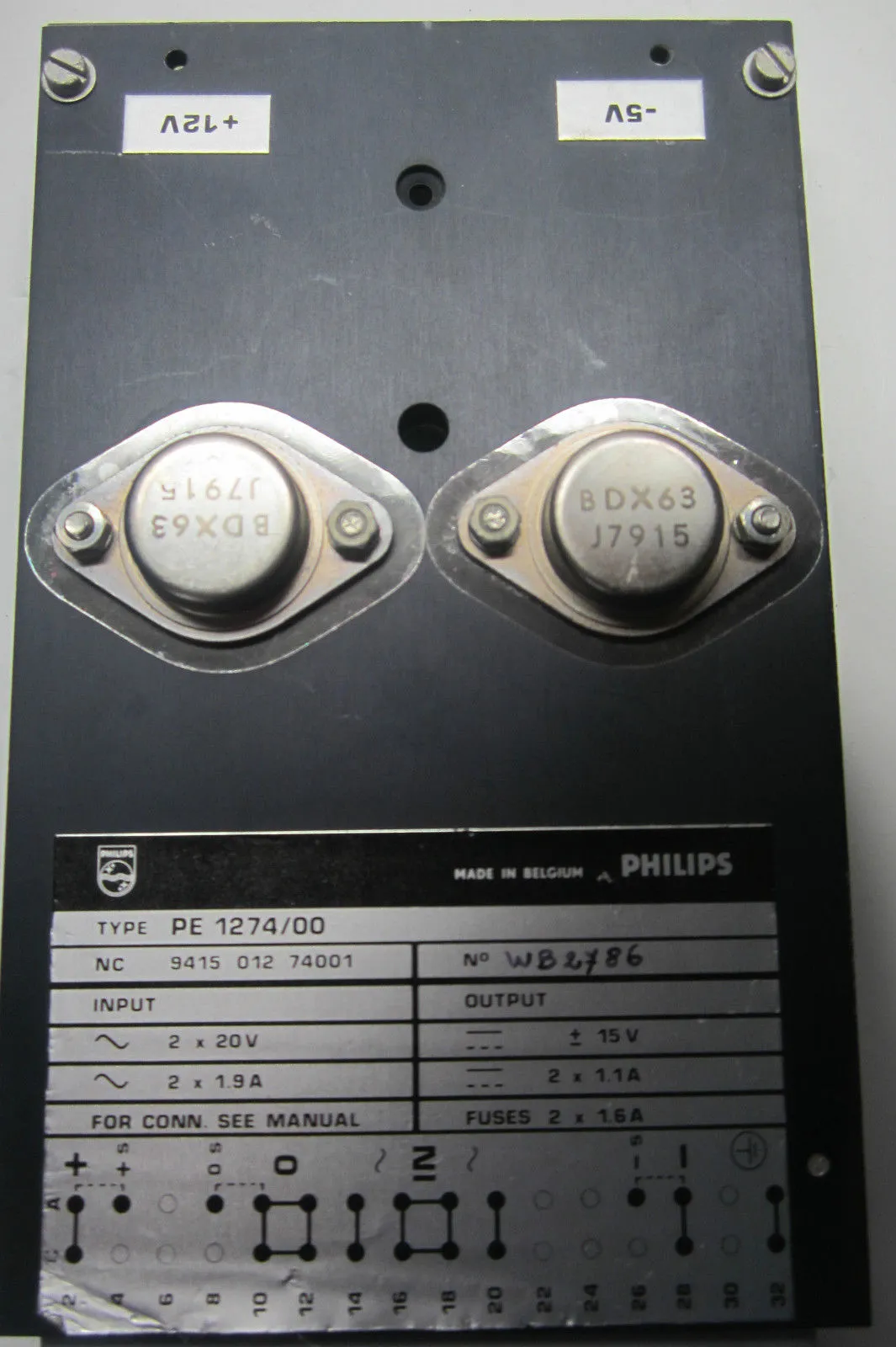 PHILIPS PE 1274/00 PC BOARD 127400