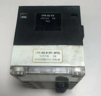 Used Festo CPX-AB-8-M8-3POL Valves/Fittings Indiana US | J&J Industrial Supply #518999