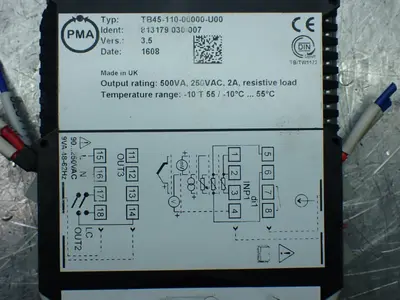Used PMA TB4511000000U00 Temperature Controls Ohio US | HGR 24 #802913