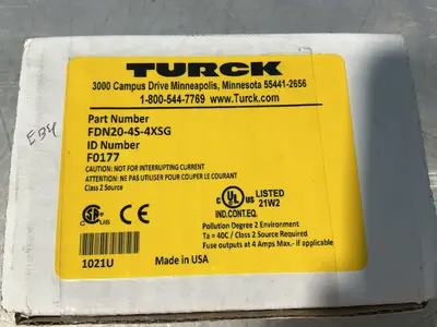 Used TURCK FDN204S4XSG Input / Output Modules Ohio US | HGR 24 #1477999