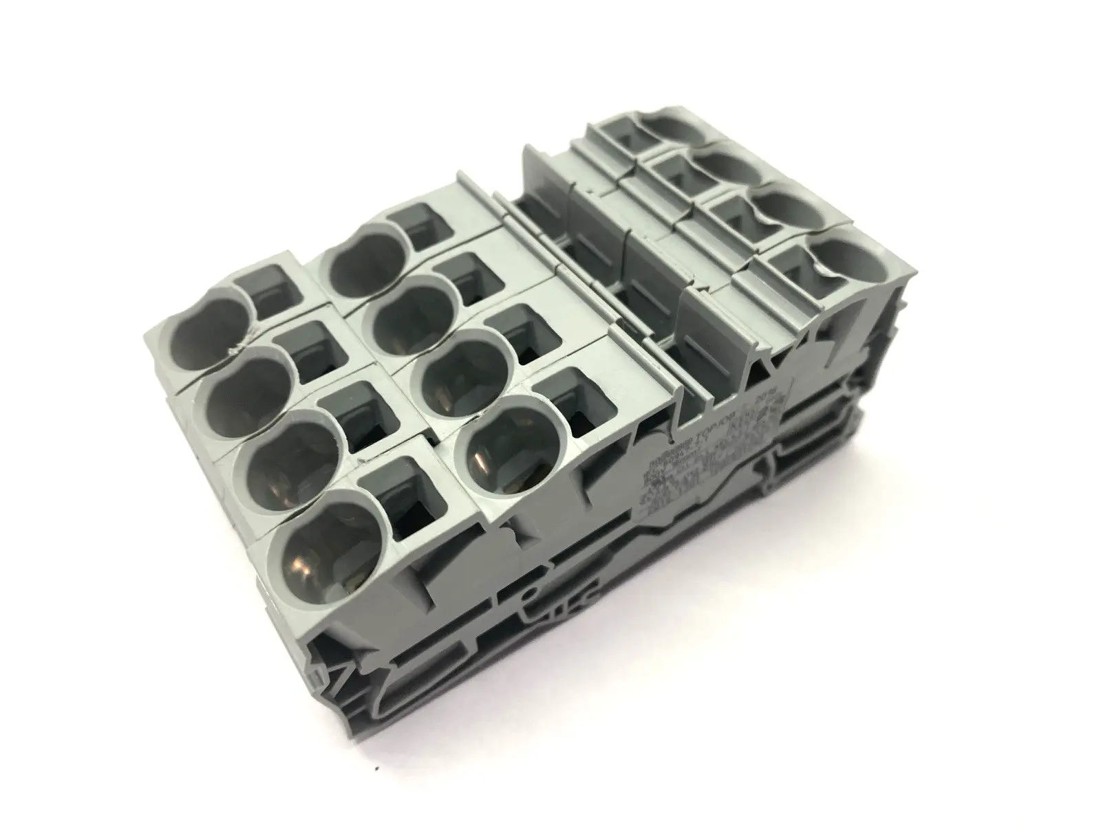 USED WAGO TOPJOBS FEED-THROUGH TERMINAL BLOCK LOT OF 4