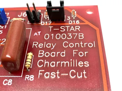 USED T-STAR RELAY CONTROL BOARD CHARMILLES FAST CUT