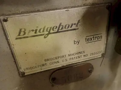 2 HP X 9" X 42" BRIDEPORT SERIES I VERTICAL RAM TYPE KNEE MILL DRO POWER FEEDS VARIABLE DRIVE: YOBRO #24264