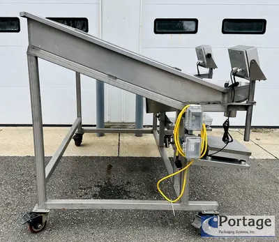 USED HEINZEN MANUFACTURING INTERNATIONAL 2720 MANUAL PACKING TABLE W/ DUAL SCALES