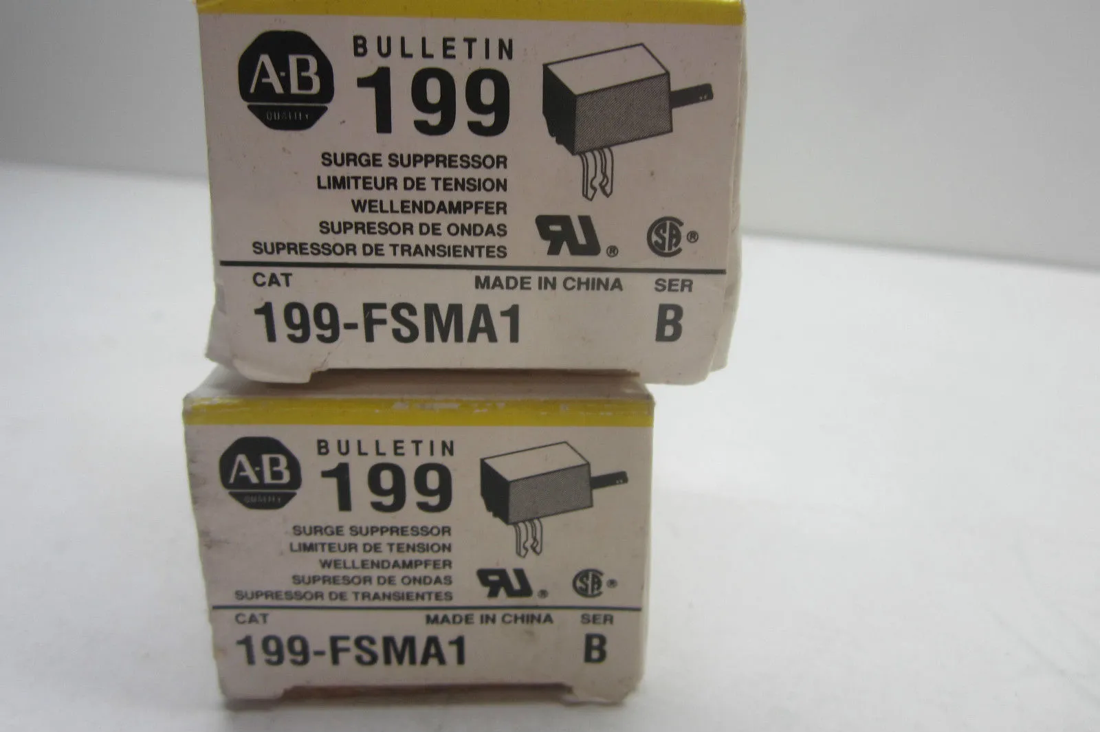 2 NEW ALLEN BRADLEY 199-FSMA1 SURGE SUPPRESSOR 199FSMA1