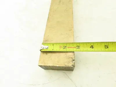 660 Bearing Bronze Stock Rectangle Oversize Flat Bar 1-1/2"x 2-1/2"x 44"L  59lbs
