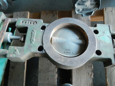 Fisher 6" 150 Class, CI Butterfly Valve