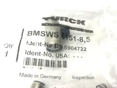 New | in-Stock Turck Field Wireable Male Connector for PROFIBUS-DP 6904722 Electrical Fittings Michigan US | Maverick Industrial Sales #1395369