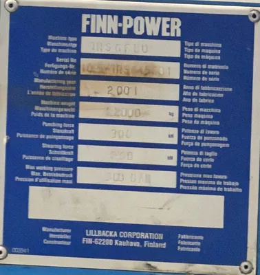 FINN-POWER TRS 6 FBU CNC & Metalworking Equipment | ESS Industrial Equipment Sales (11)
