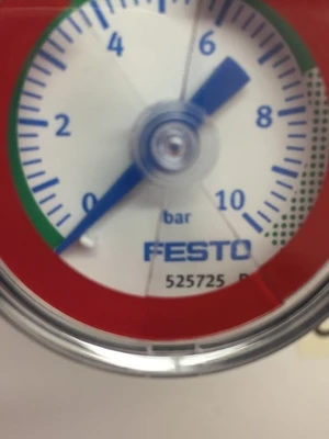 FESTO P1 MAX: 16BAR 240PSI/1,6MPa&FESTO 525725 Gauge *NEW*No Box