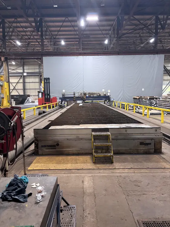 Used 2014 Messer MPC2000 13.5' x 60' Dual Head Plasma Table Plasma Cutters Ontario CA | Machine Tool Bids #1453900