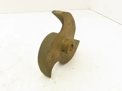 Bronze Pump Impeller 3-Blade 1/2" Bore 4.5" OD