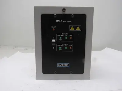 Haeco CD-2 2 Channel Solenoid Coil Driver Valve Operator 4ms Cycle