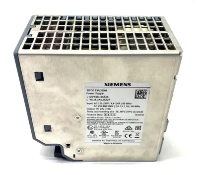 Siemens 6EP1334-3BA10 SITOP PSU200M Power Supply 120/230-500VAC 24VDC 10A