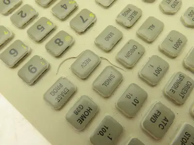 Hass 61-0201 Membrane Keyboard Keypad Rev K VF-Series Milling Machine