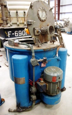 (5) Tolhurst 30 x 18 perforate basket centrifuges, rubber-lined.