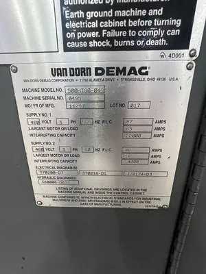 1997 VAN DORN DEMAG 500HT80-0495 Plastic Injection Mold | Universal Press & Machinery (UPM) (11)