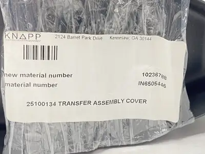 New | in-Stock Knapp Transfer Assembly Cover 25100134 10236788 LOT OF 15 Conveyor Parts Michigan US | Maverick Industrial Sales #1392737