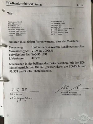 USED 1998 HAEUSLER VRM-HY
