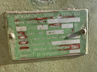 Monarch Specialties Reliance 710590 Metalworking Lathes | Amiron Machinery (15)