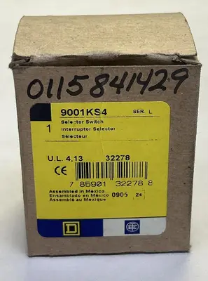 New | in-Stock SQUARE D 9001KS4 Miscellaneous Equipment (Electrical & Power) | Surplus Asset Holdings #1202170