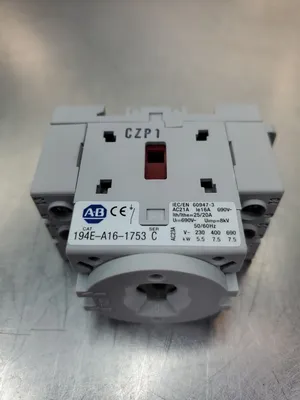 Allen Bradley 194E-A16-1753 Ser. C LoadSwitch Base Mount. 4C-25