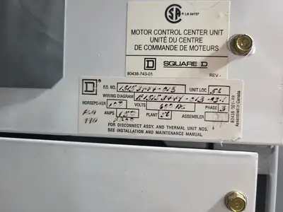 USED SQUARE D MODEL 6