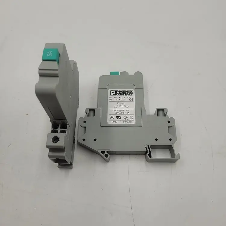 Used PHOENIX CONTACT PHOENIX CONTACT UT 6-TMC M 5A THERMAL MAGNETIC DEVICE CIRCUIT BREAKER Circuit Breakers | ND Industrial Surplus #1217481