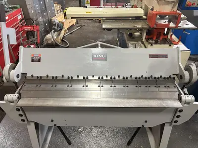 Used 2016 KING INDUSTRIAL 48" 12 GA BOX & PAN BRAKE Press Brakes Ontario CA | Trader Machinery Inc #1348251