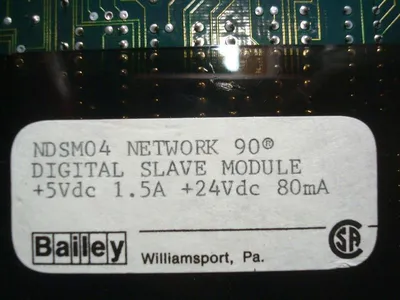 Bailey Controls NDSM04 Network 90 Digital Slave Module Used