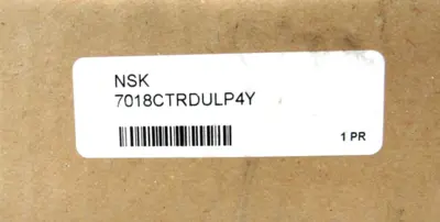 SET OF 2 NEW NSK 7018CTRDULP4Y ANGULAR CONTACT BEARINGS