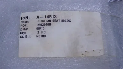 Qty. 2 Ariel A-14513 Compressor Suction Seat SUC VLV SEAT, 80CDX, PRC New NIB