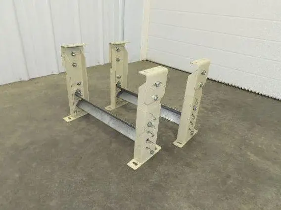 19"W Conveyor Leg Stationary Floor Support TAN 14-1/2" to 19"H