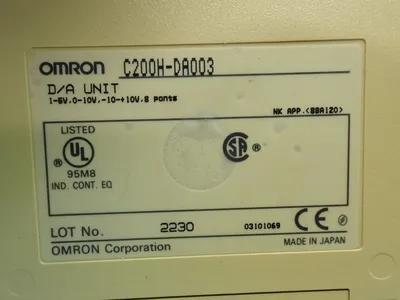 USED OMRON C200HDA003