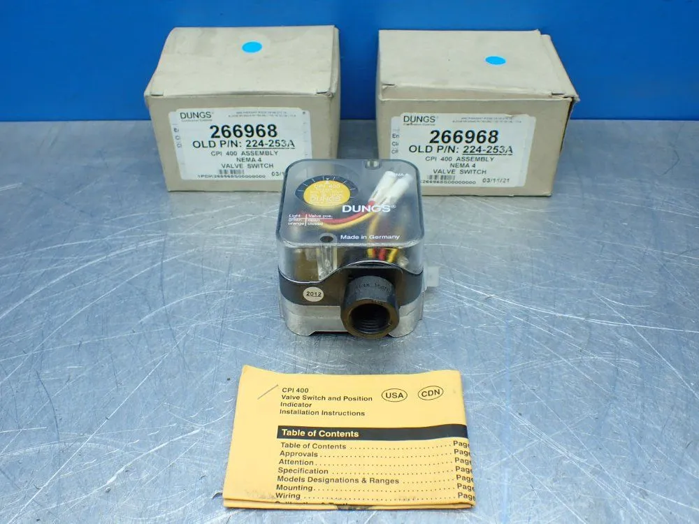 Used DUNGS 266968 Relays & Switches Ohio US | HGR 24 #1084928