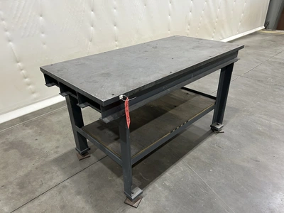 Welding Table, 60.5″ length x 30″ width x 34.25″ height