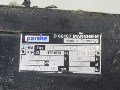 Used PERSKE 61.13-2 A.C. Motors Texas US | Aucto #1307089