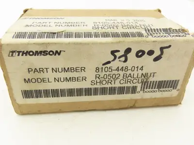Thomson 8105-448-014 Linear Ball Nut Precision Motion .500" x .500" RH Round