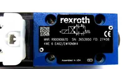 NEW REXROTH R900906670 DIRECTIONAL VALVE 4WE 6 EA62/EW110N9K4