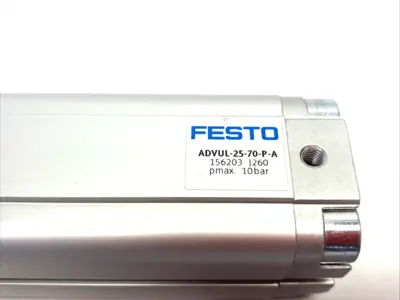 New | in-Stock Festo Compact Pneumatic Cylinder 25mm Piston 70mm Stroke 156203 Pneumatic Cylinders Michigan US | Maverick Industrial Sales #1475427