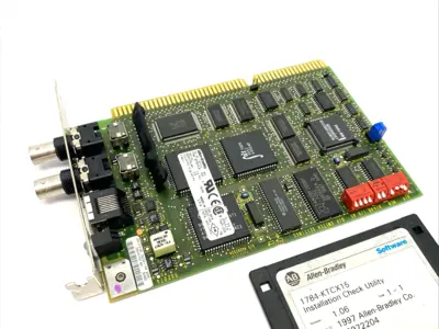Used Allen-Bradley Ser. B ControlNet Comm Interface Adapter w/ 99972204 Network Cards Michigan US | Maverick Industrial Sales #1454340
