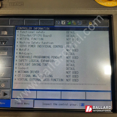 YASKAWA Motoman MH180 Robot System w/ DX200 Controller