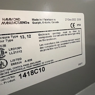 NEW Hammond 1418C10